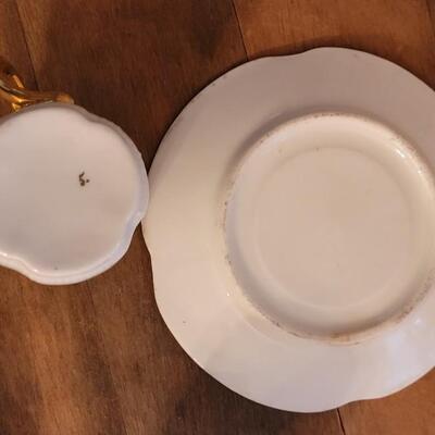 Lot 8: Antique Demitasse Cup & Saucer, Sandlin Cup and Noritake Small Dish