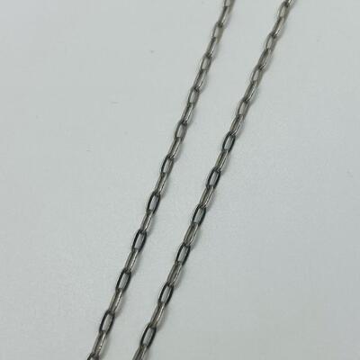 Lot 68: Sterling Silver and Lapis Lazuli Pendant Necklace