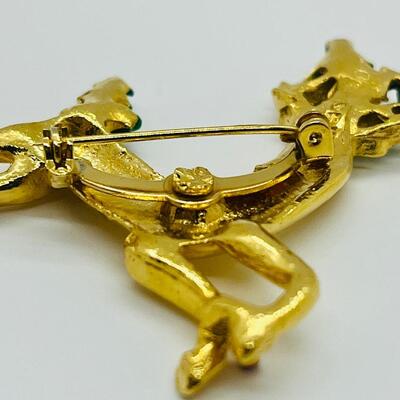 Lot 74: Vintage Reindeer Pin Marked Gerry