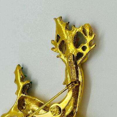Lot 74: Vintage Reindeer Pin Marked Gerry