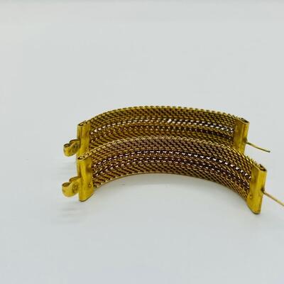 Lot 83: Vintage Gold Tone Earrings and Necklace
