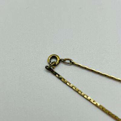 Lot 83: Vintage Gold Tone Earrings and Necklace