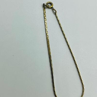 Lot 83: Vintage Gold Tone Earrings and Necklace