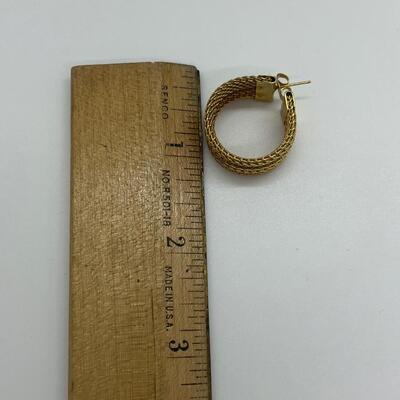 Lot 83: Vintage Gold Tone Earrings and Necklace