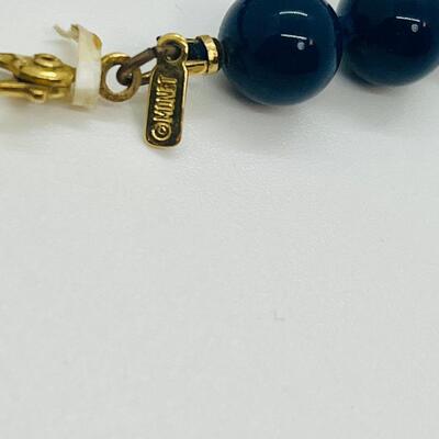 Lot 88: Monet Beads & Monet Goldtone Flower PendantNecklace