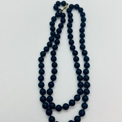 Lot 88: Monet Beads & Monet Goldtone Flower PendantNecklace