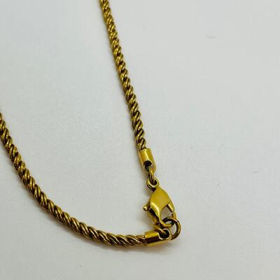 Lot 88: Monet Beads & Monet Goldtone Flower PendantNecklace
