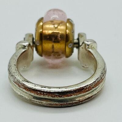 Lot 92: Costume Rings size 8 and Glittery Pierced Earrings