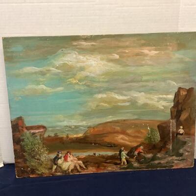 A - 437 Pair of Original Oil Paintings on Boards by Glen Ranney