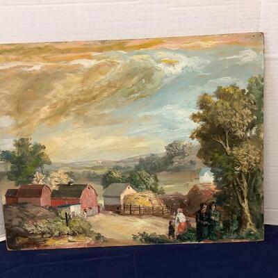 A - 437 Pair of Original Oil Paintings on Boards by Glen Ranney