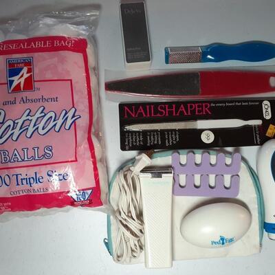 Assorted beuty products