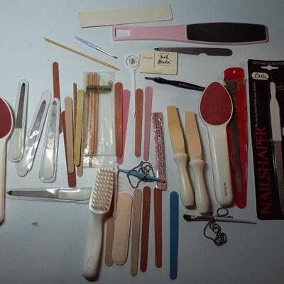Assorted beuty products