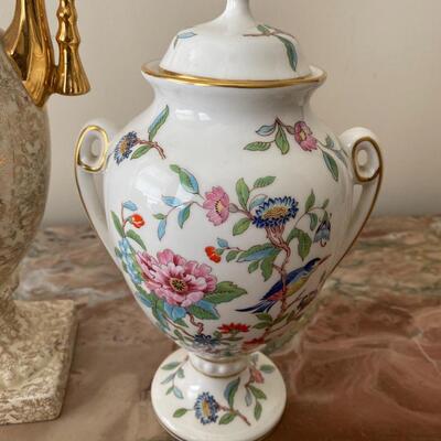 Three Porcelain Urns Including Limoges