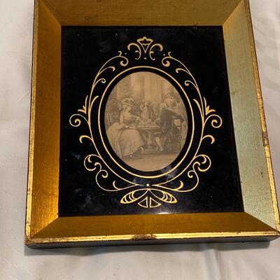 Small Victorian Print in Gilt Frame