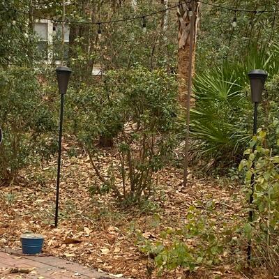 Six Standing Yard Torches/Stakes