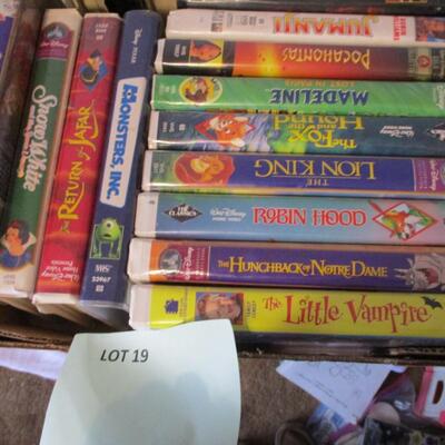 VHS CD's DVD's