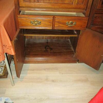 Oak Entertainment Center