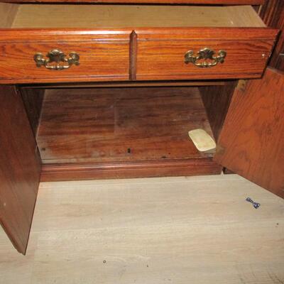Oak Entertainment Center