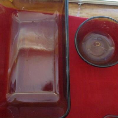 Brown Glass Cookware