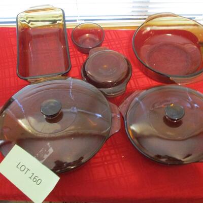 Brown Glass Cookware