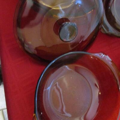 Brown Glass Cookware