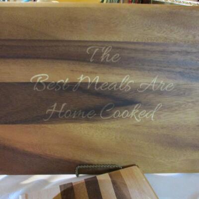 Decorative Walnut Cutting Boards