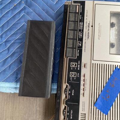 Cassette Recorder and Dynamic Microphone