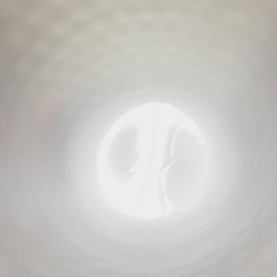 FIRE KING HOBNAIL WHITE VASE #15
