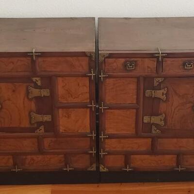 2 Oriental Cabinets