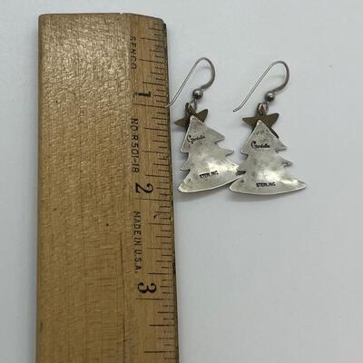 Lot 97: Gardella Delightful & Dainty Sterling Christmas Trees and Snowflakes