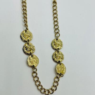 Lot 100: Monet & Roman Coin Necklaces Perfect Layering Pieces