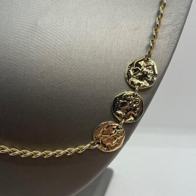 Lot 100: Monet & Roman Coin Necklaces Perfect Layering Pieces