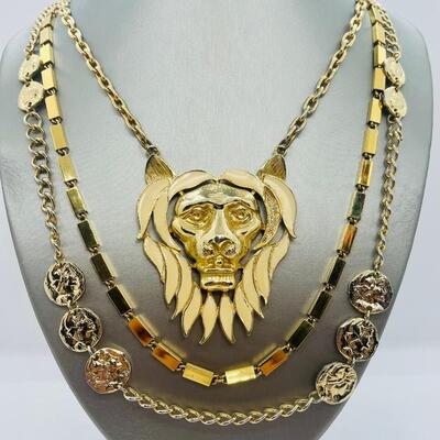 Lot 100: Monet & Roman Coin Necklaces Perfect Layering Pieces