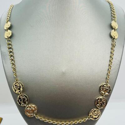 Lot 100: Monet & Roman Coin Necklaces Perfect Layering Pieces