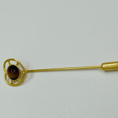 Lot 101: Tree of Life Pendant and Tigerseye Stick Pin