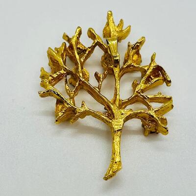 Lot 101: Tree of Life Pendant and Tigerseye Stick Pin