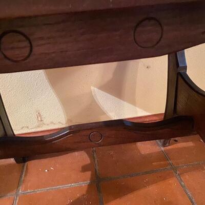 Vintage wooden bench