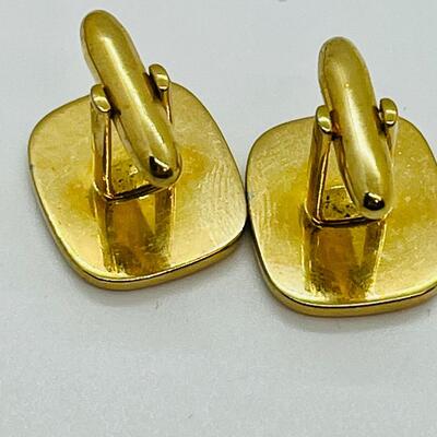 Lot 108: Speidel USA Goldtone Cufflinks