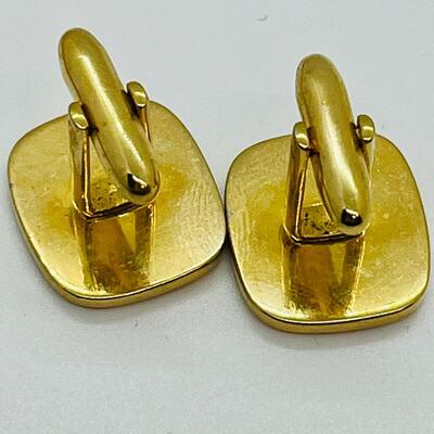 Lot 108: Speidel USA Goldtone Cufflinks