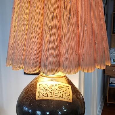 1 Brown Oriental Lamp