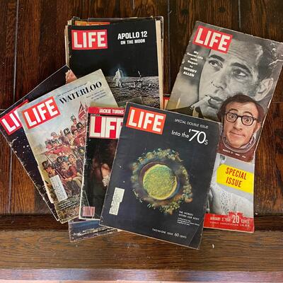 Lot 369 Vintage Life Magazines