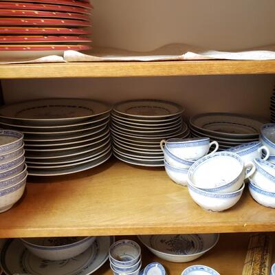 Asian Themed Dish Set