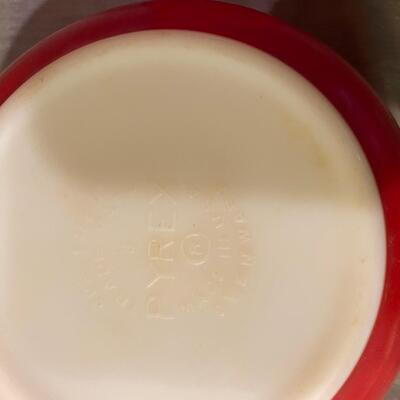 Vintage red Pyrex lot