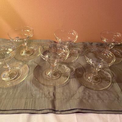Vintage shrimp cocktail sets
