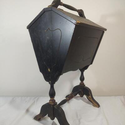 Sewing Stand & Basket