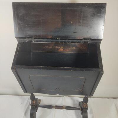 Sewing Stand & Basket