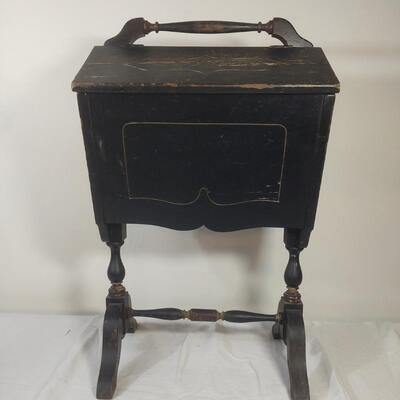 Sewing Stand & Basket