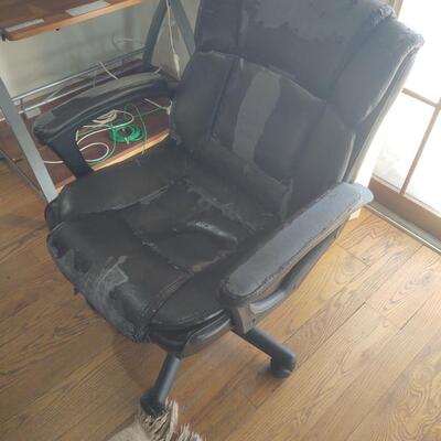 Glass Desk & Office Chair