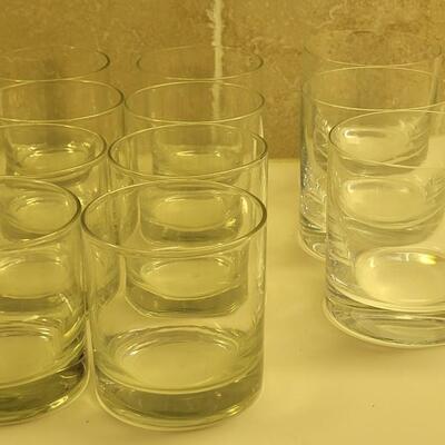 Lot 27: Vintage Clear Glass Lowball Glasses