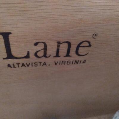 LOT 166  LANE WOODEN SIDE TABLE